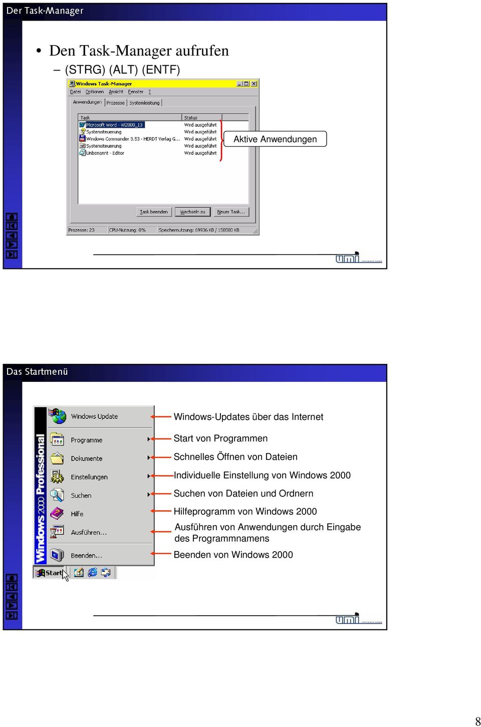 Dateien Individuelle Einstellung von Windows 2000 Suchen von Dateien und Ordnern