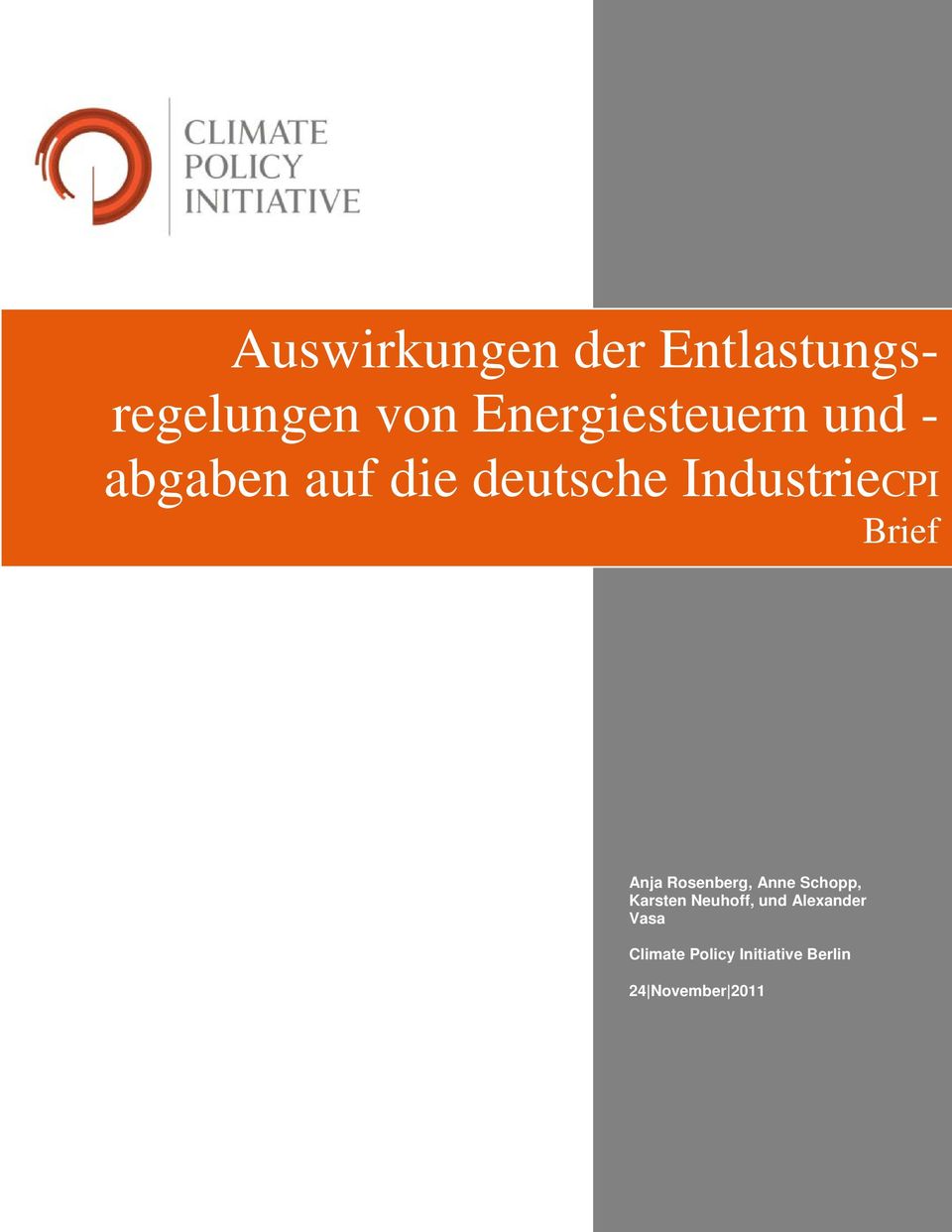 IndustrieCPI Brief Anja Rosenberg, Anne Schopp, Karsten
