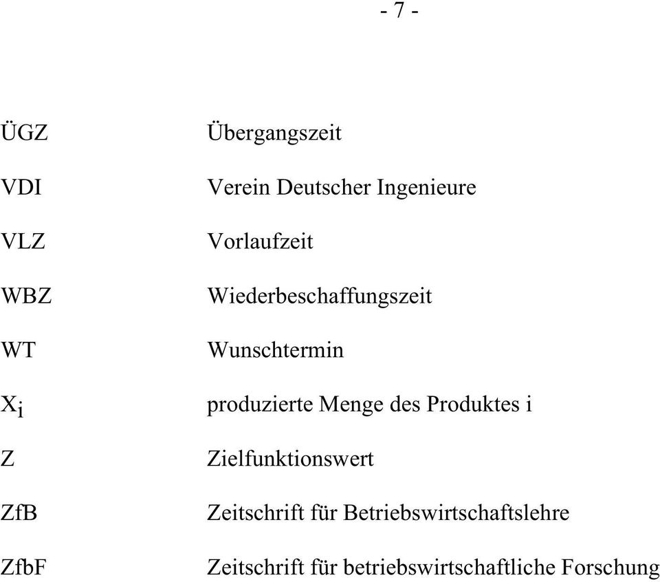 Wunschtermin produzierte Menge des Produktes i Zielfunktionswert