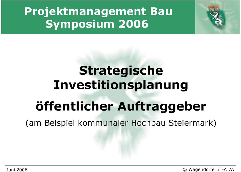 2006 Strategische