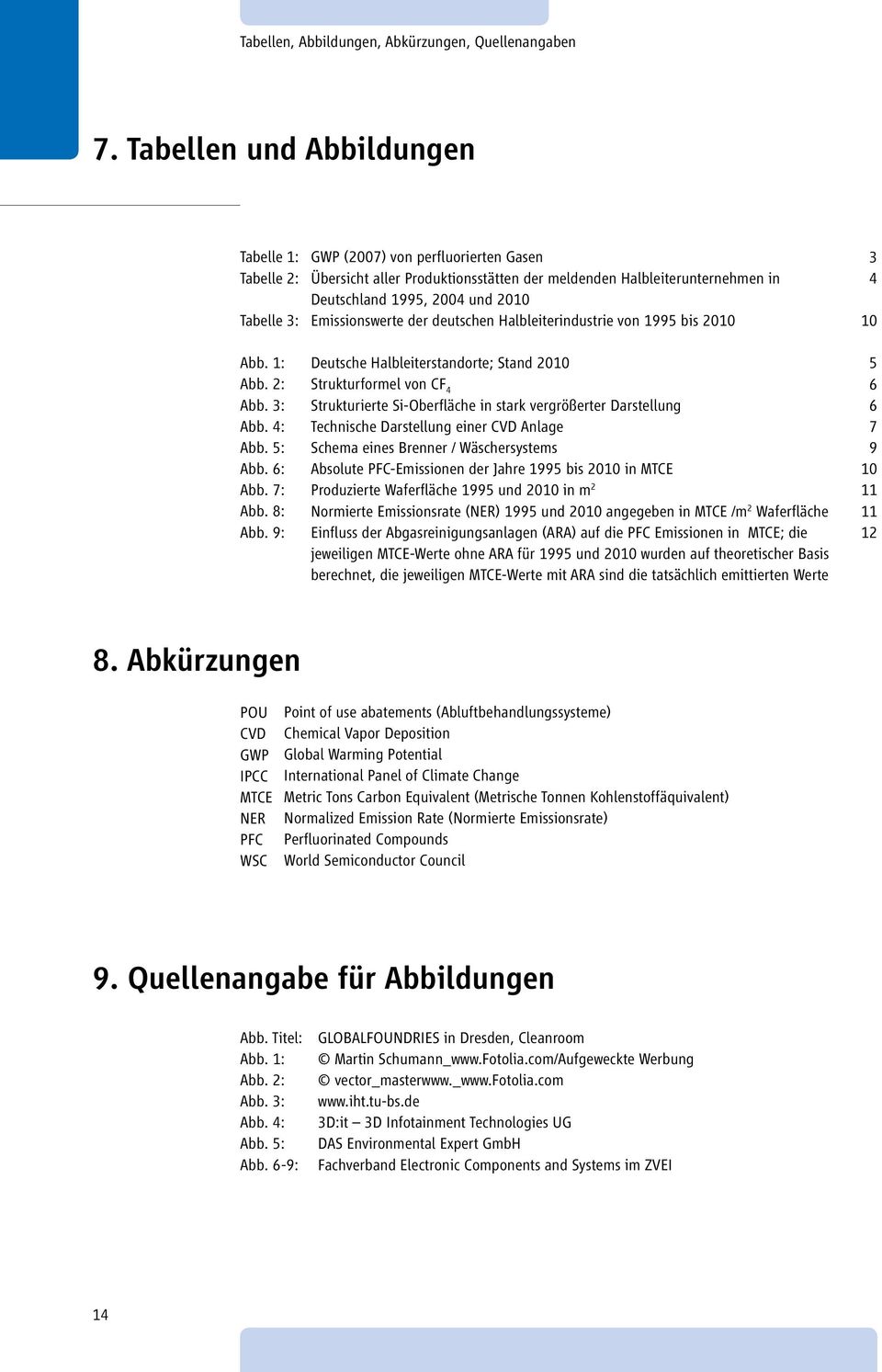 Emissionswerte der deutschen Halbleiterindustrie von 1995 bis 2010 3 4 10 Abb. 1: Abb. 2: Abb. 3: Abb. 4: Abb. 5: Abb. 6: Abb. 7: Abb. 8: Abb.