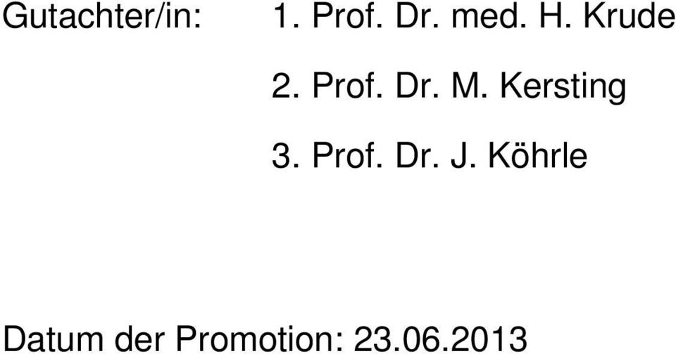 Kersting 3. Prof. Dr. J.