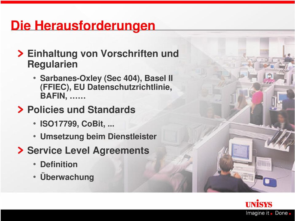 Datenschutzrchtlne, BAFIN, Polces und Standards ISO17799,