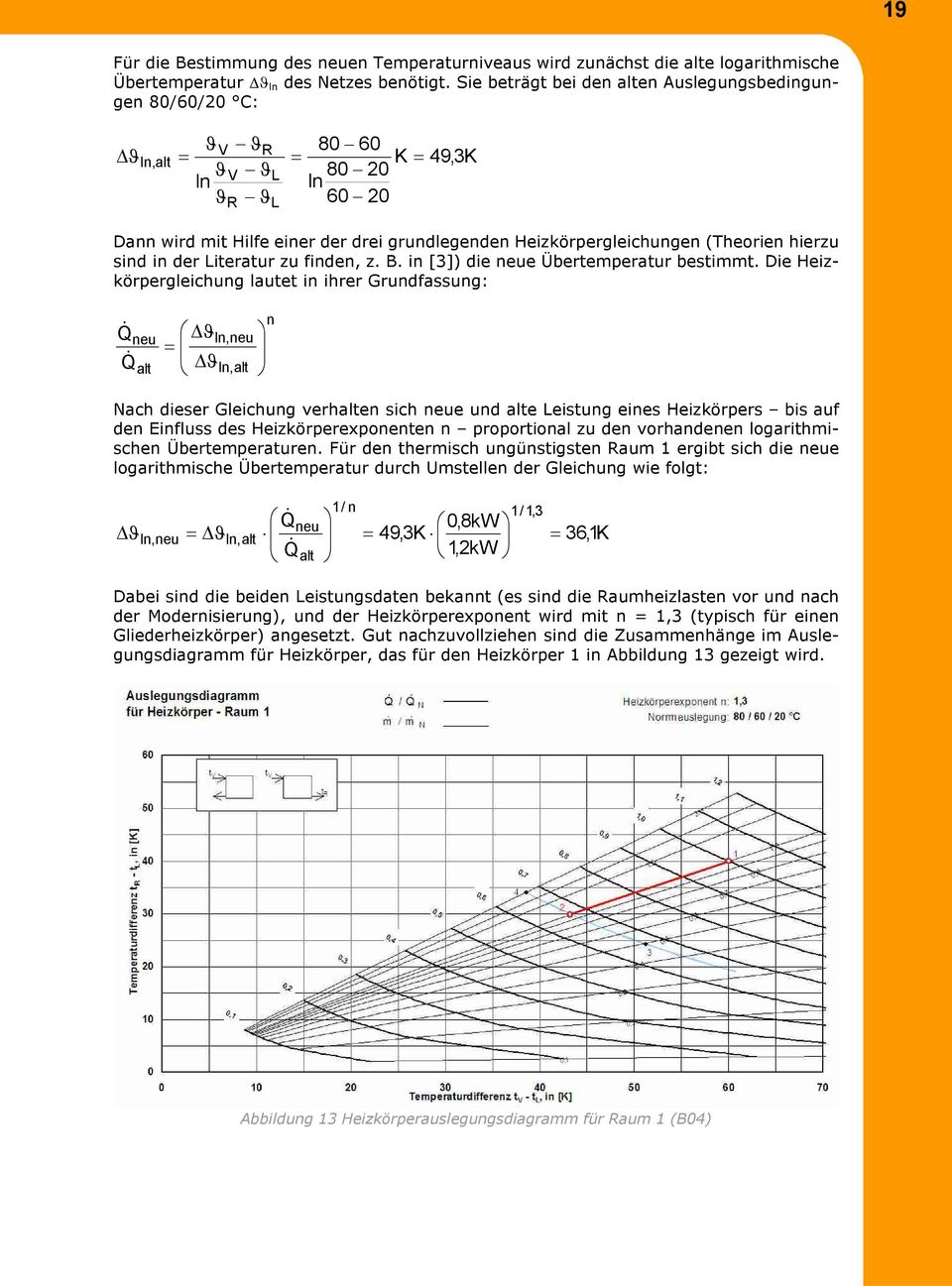 sind in der Literatur zu finden, z. B. in [3]) die neue Übertemperatur bestimmt.