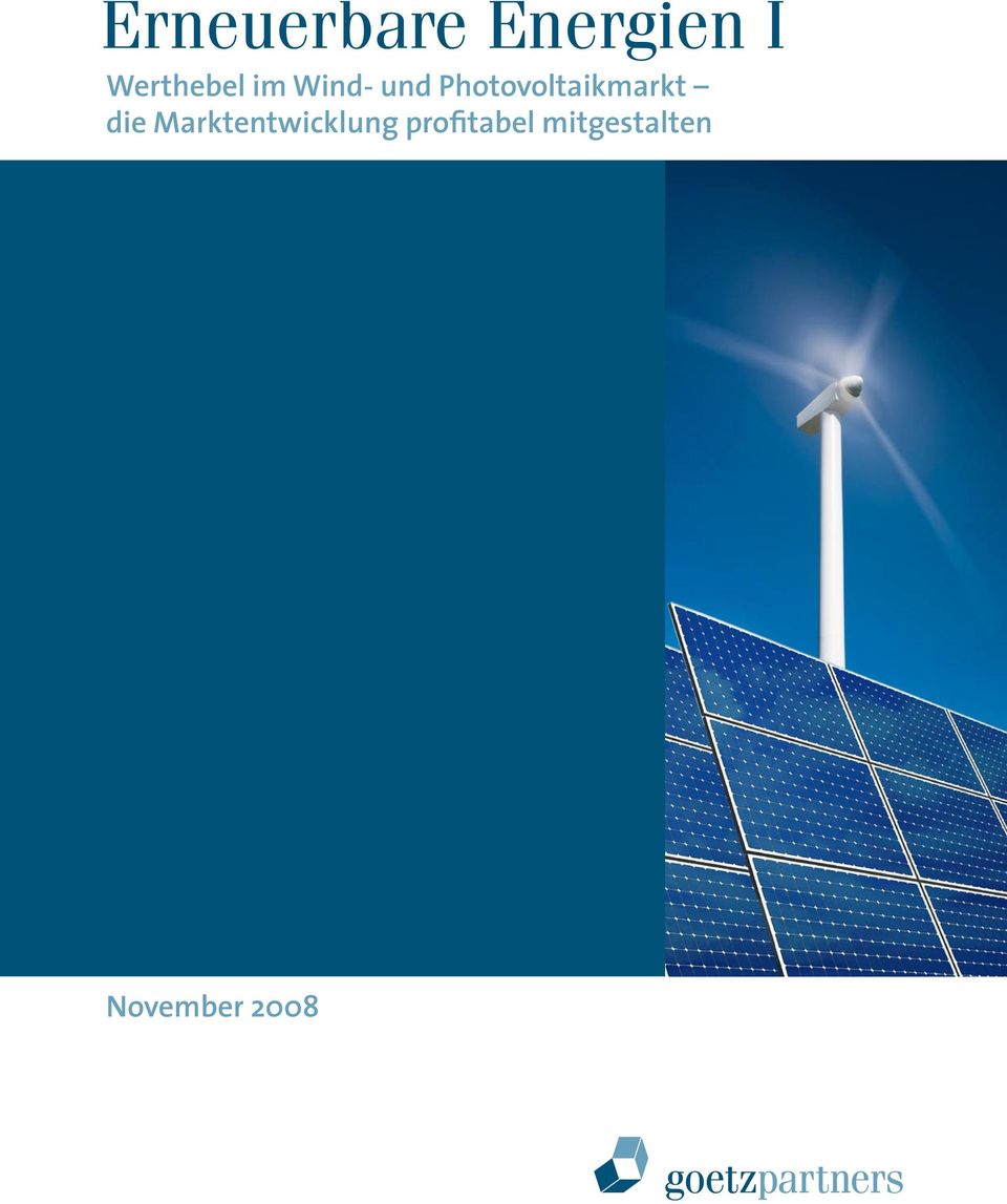 Photovoltaikmarkt die