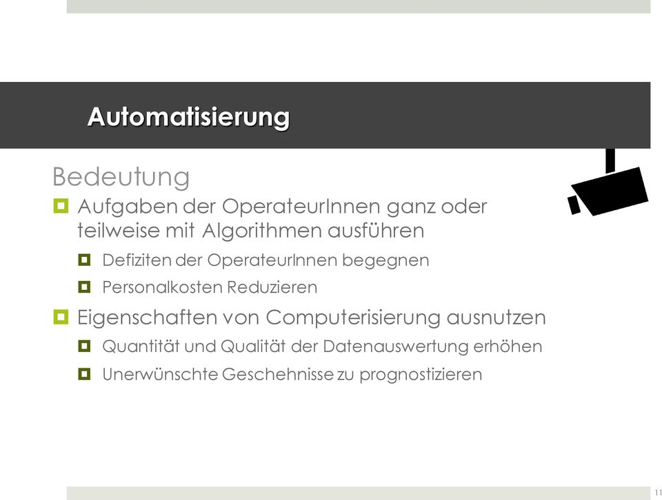 Personalkosten Reduzieren Eigenschaften von Computerisierung ausnutzen