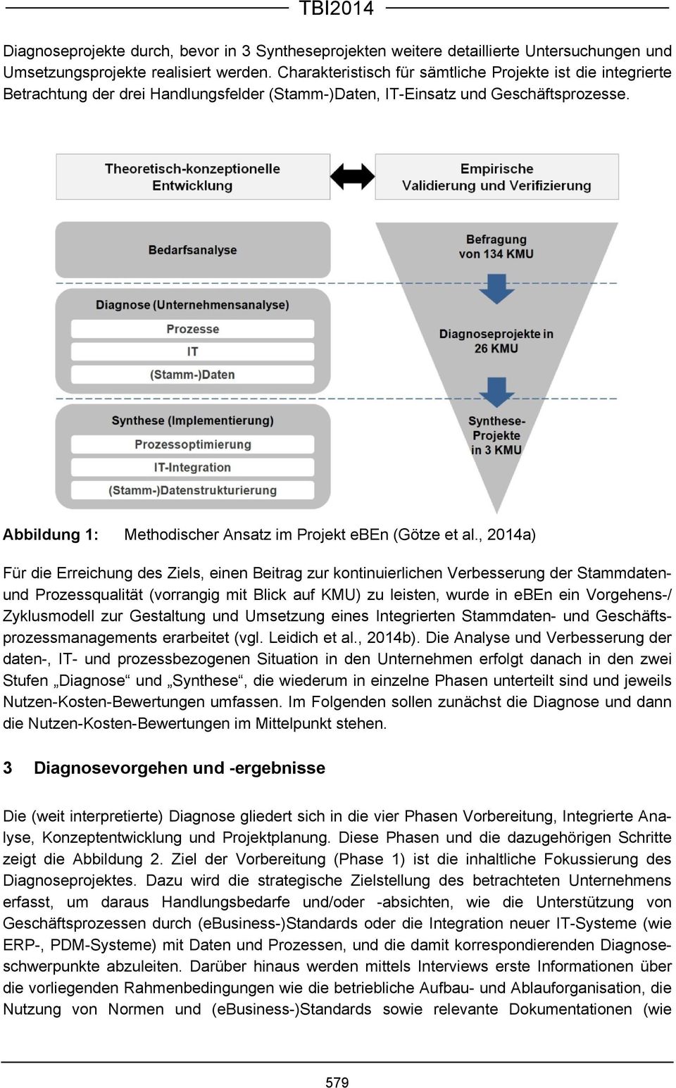 Abbildung 1: Methodischer Ansatz im Projekt eben (Götze et al.