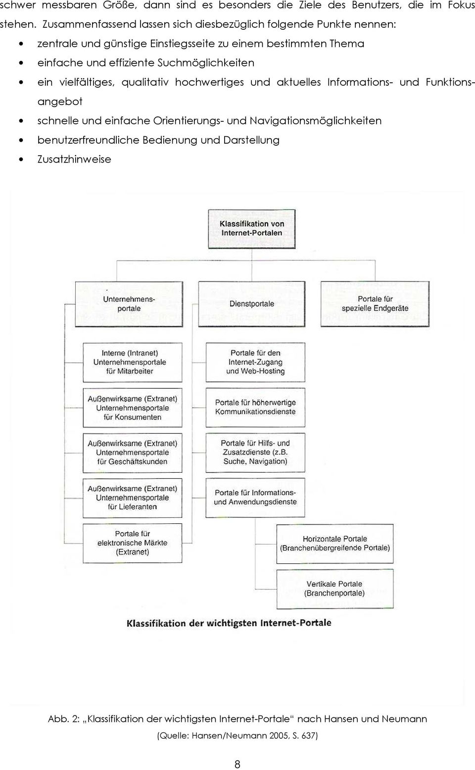 effiziente Suchmöglichkeiten ein vielfältiges, qualitativ hochwertiges und aktuelles Informations- und Funktionsangebot schnelle und einfache