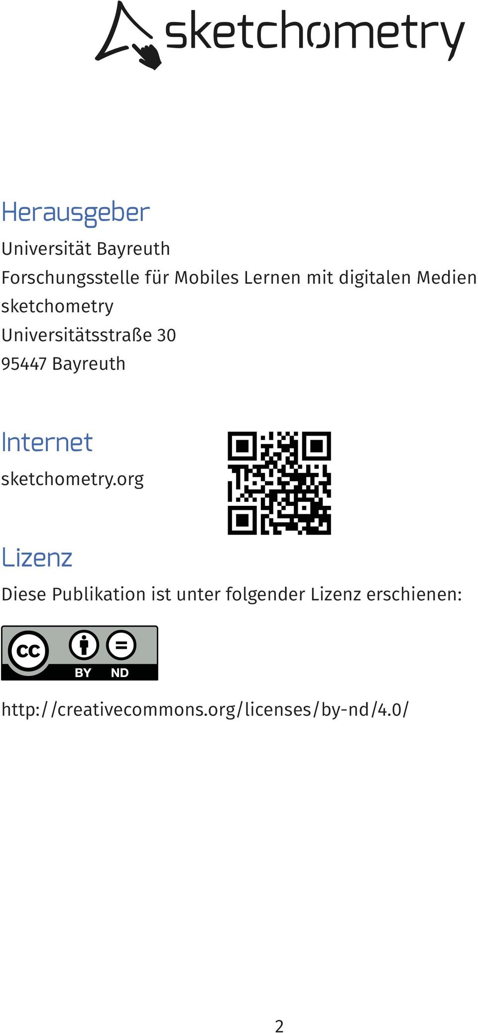 Bayreuth Internet sketchometry.