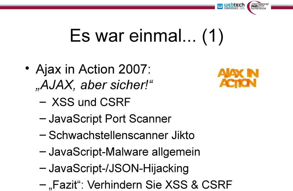 XSS und CSRF JavaScript Port Scanner