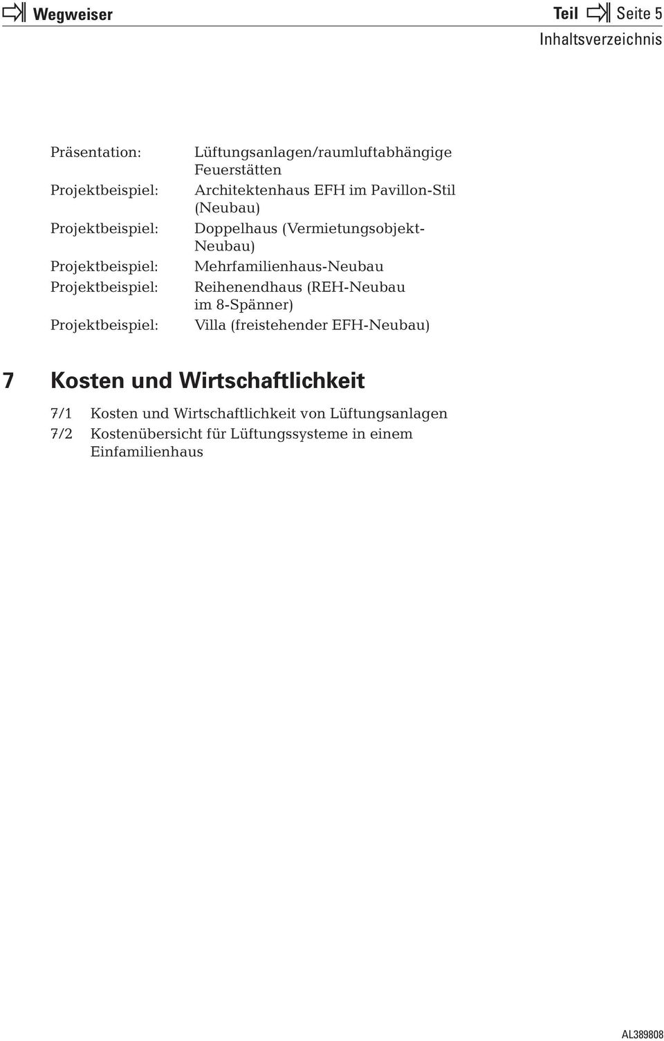 (REH-Neubau im 8-Spänner) Villa (freistehender EFH-Neubau) 7 Kosten und Wirtschaftlichkeit 7/1 Kosten