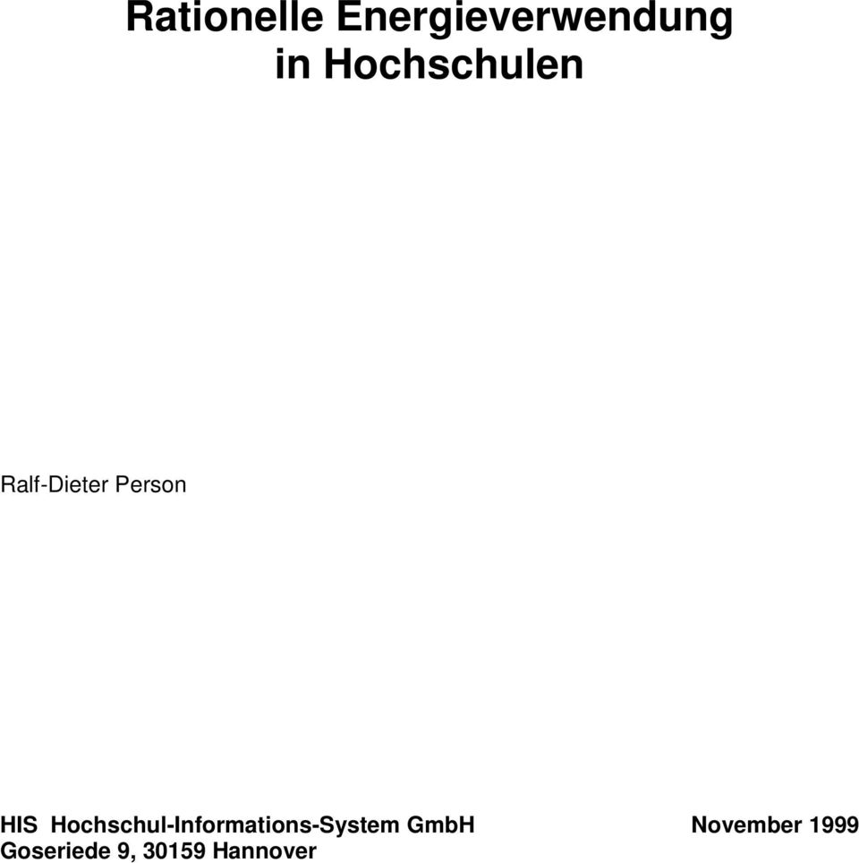 Hochschul-Informations-System GmbH