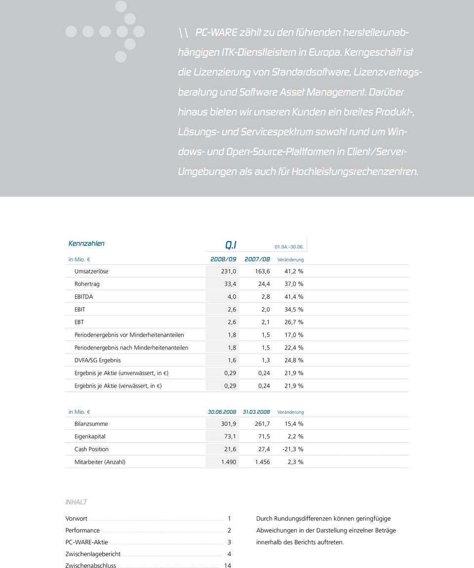 Hochleistungsrechenzentren. Kennzahlen Q.I 01.04. 30.06. in Mio.
