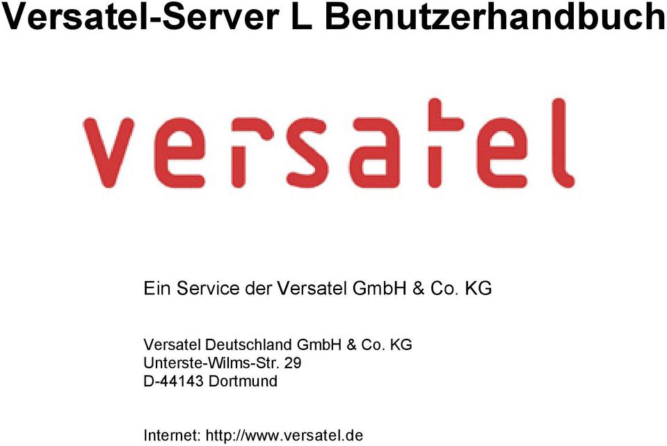 KG Versatel Deutschland GmbH & Co.