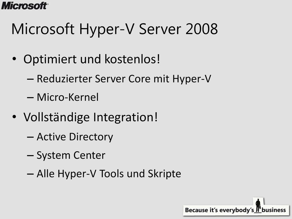 Reduzierter Server Core mit Hyper-V