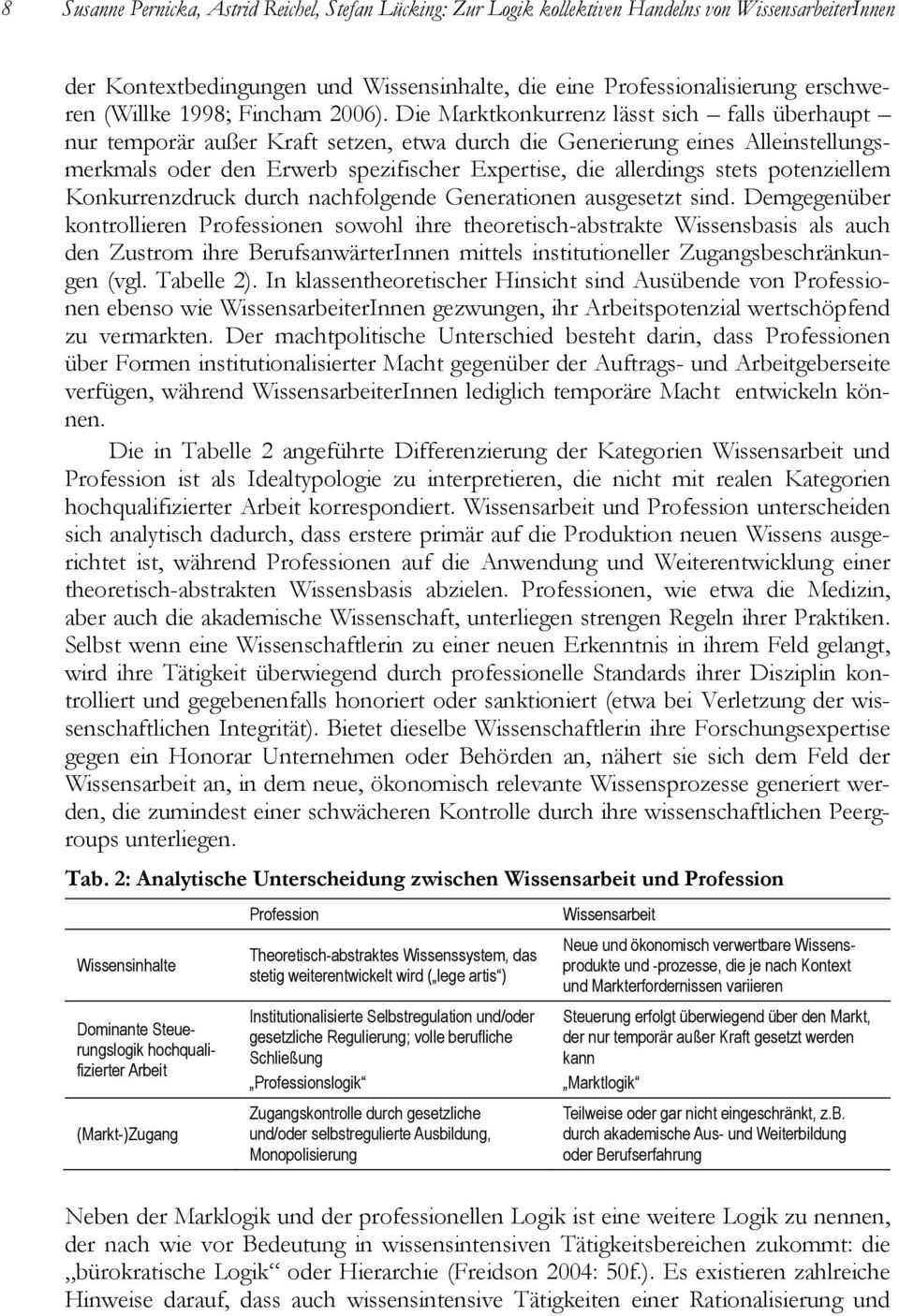 Die Marktkonkurrenz lässt sich falls überhaupt nur temporär außer Kraft setzen, etwa durch die Generierung eines Alleinstellungsmerkmals oder den Erwerb spezifischer Expertise, die allerdings stets