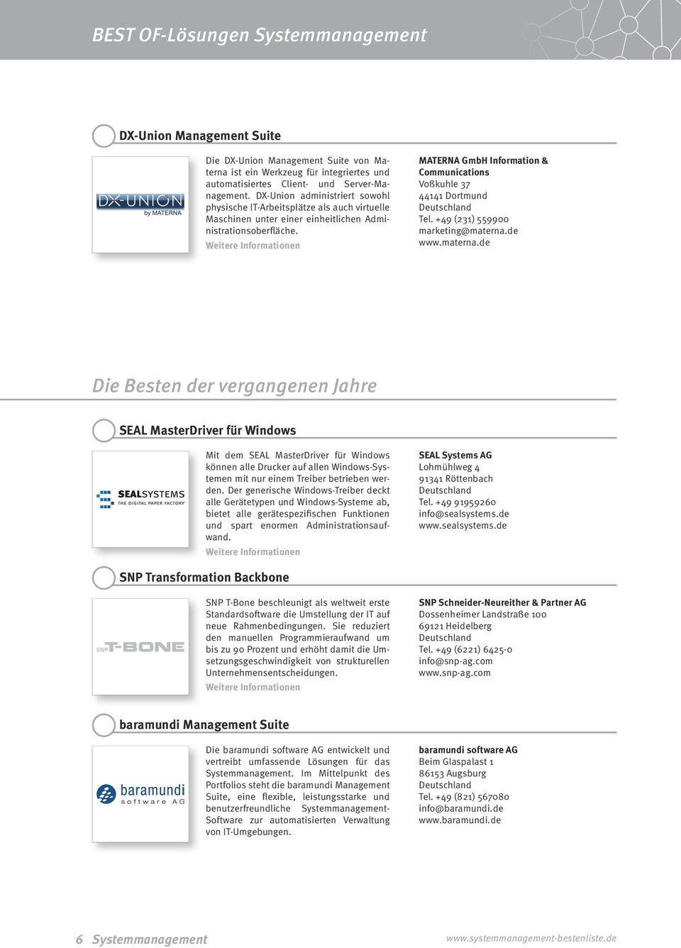MATERNA GmbH Information & Communications Voßkuhle 37 44141 Dortmund Tel. +49 (231) 559900 marketing@materna.