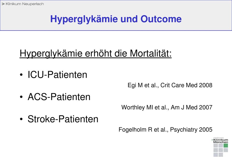 Stroke-Patienten Egi M et al.