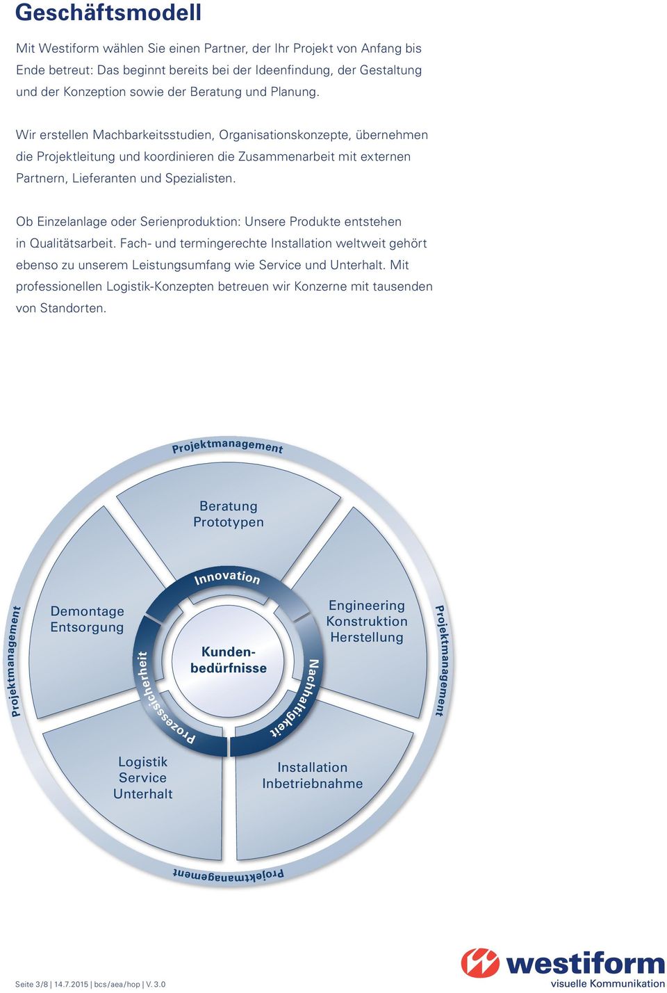 Wir erstellen Machbarkeitsstudien, Organisationskonzepte, übernehmen die Projektleitung und koordinieren die Zusammenarbeit mit externen Partnern, Lieferanten und Spezialisten.