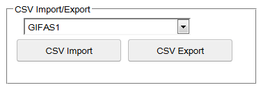 7.7.2 CSV Import ACHTUNG! Führen Sie den CSV Import nur nach Rücksprache mit dem Gifas-Electric Vertriebsund Service Center aus, um Fehler und Datenverluste zu vermeiden.
