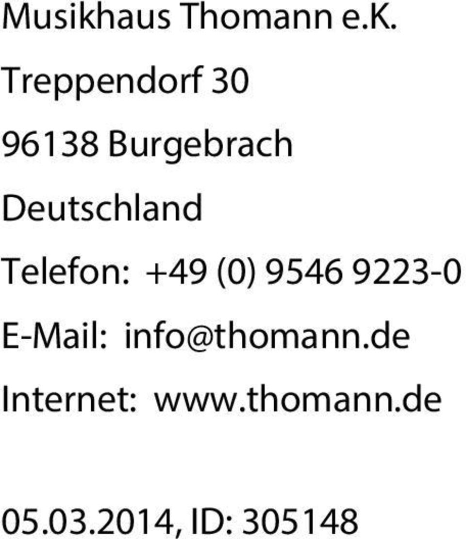 Treppendorf 30 96138 Burgebrach