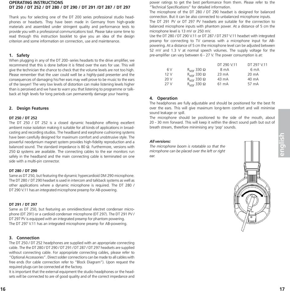 Please take some time to read through this instruction booklet to give you an idea of the design criterion and some information on connection, use and maintenance. 1.