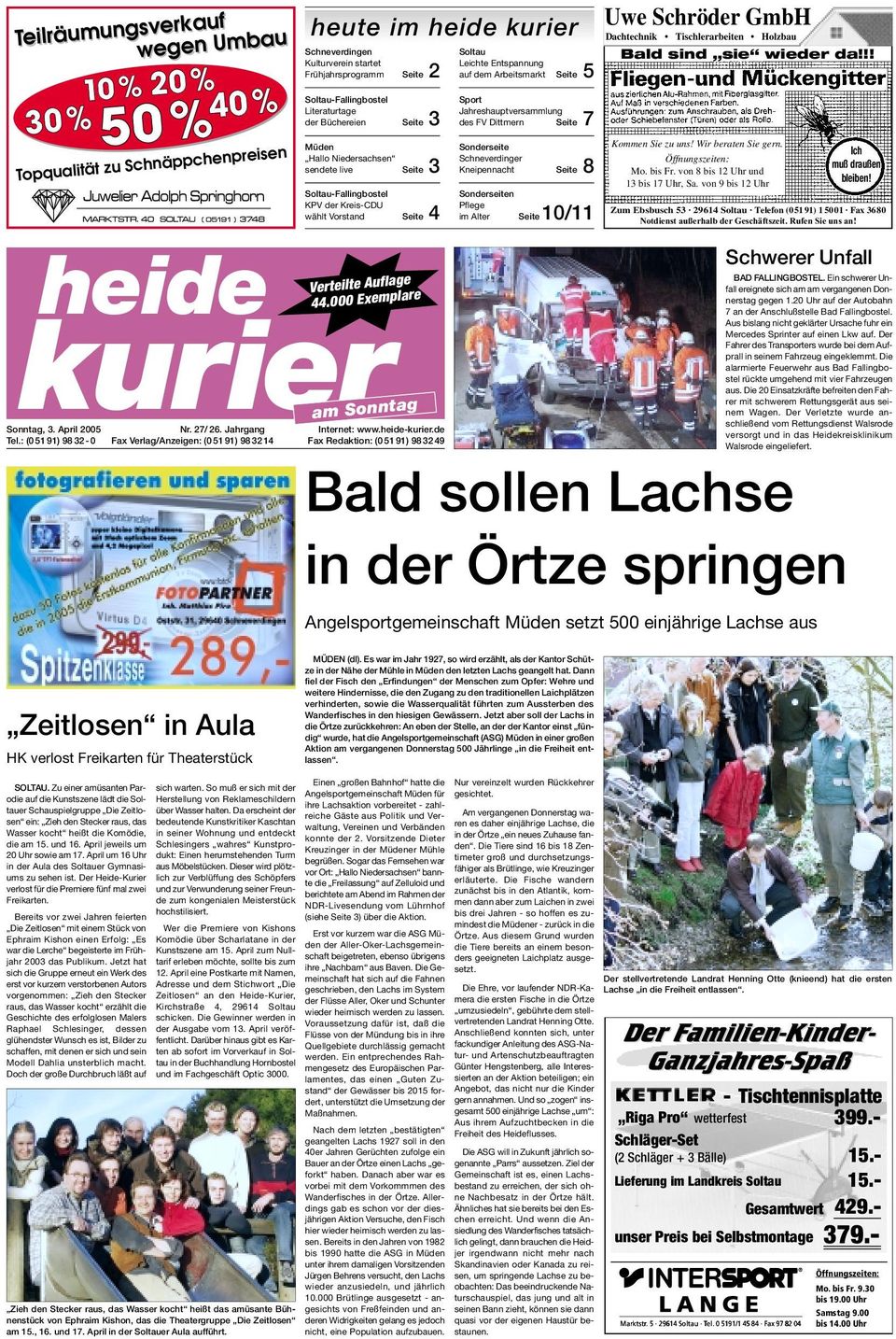 27/26. Jahrgang Internet: www.heide-kurier.de Tel.