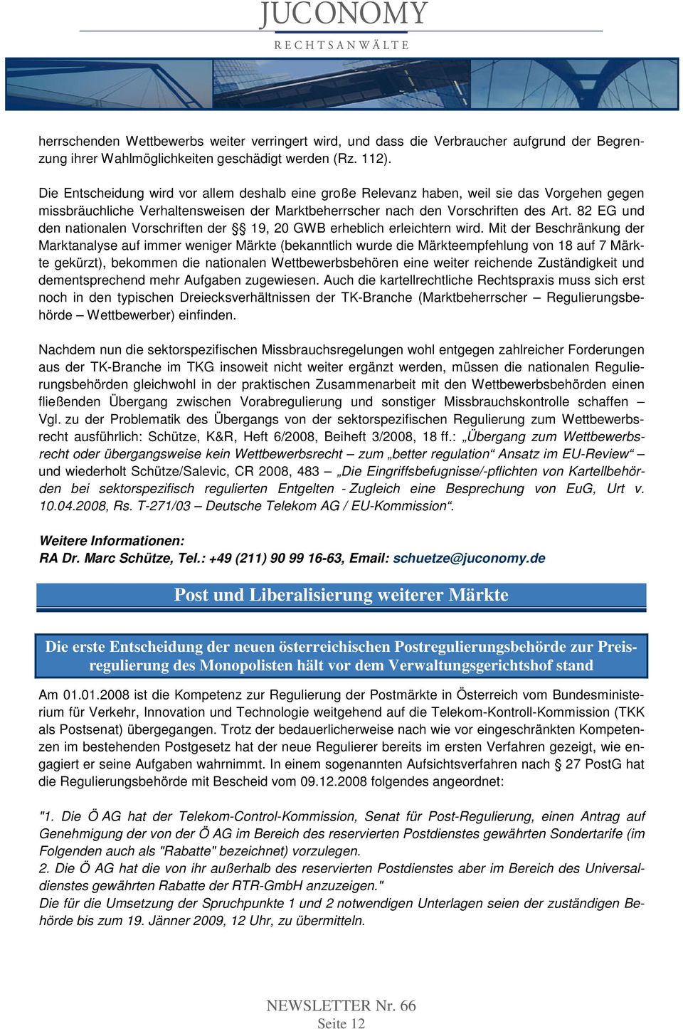 82 EG und den nationalen Vorschriften der 19, 20 GWB erheblich erleichtern wird.