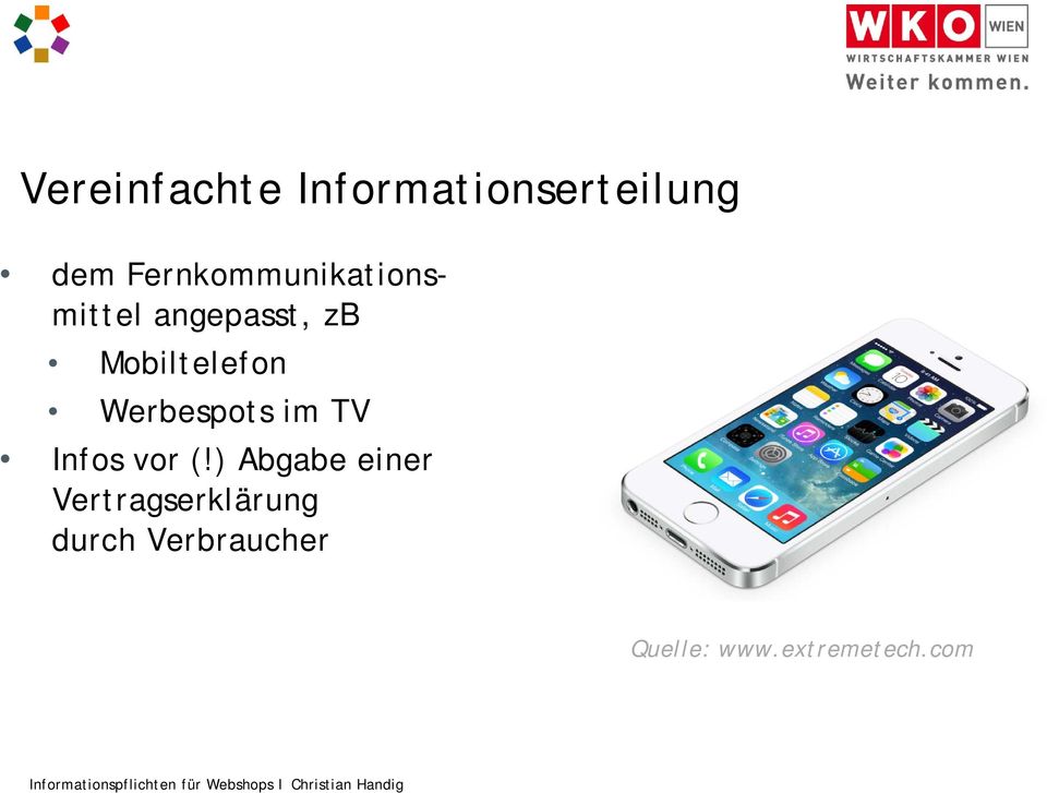 Mobiltelefon Werbespots im TV Infos vor (!