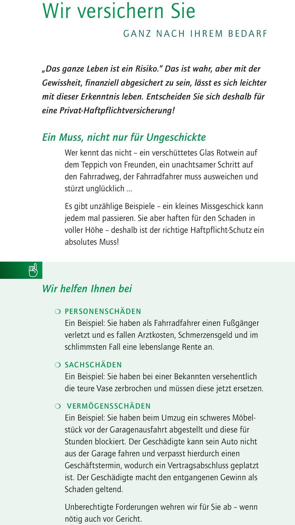 Ein Muss, nicht nur für Ungeschickte Wer kennt das nicht ein verschüttetes Glas Rotwein auf dem Teppich von Freunden, ein unachtsamer Schritt auf den Fahrradweg, der Fahrradfahrer muss ausweichen und