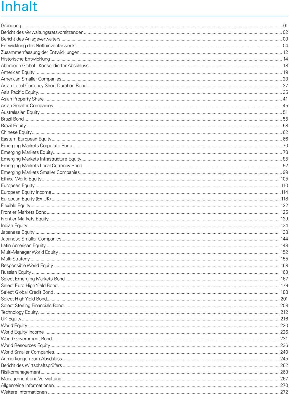 .. 27 Asia Pacific Equity... 35 Asian Property Share... 41 Asian Smaller Companies... 45 Australasian Equity... 51 Brazil Bond... 55 Brazil Equity... 58 Chinese Equity... 62 Eastern European Equity.