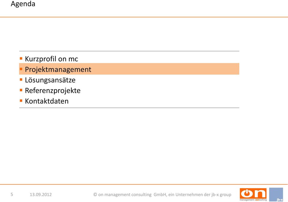 Referenzprojekte Kontaktdaten 5 13.09.