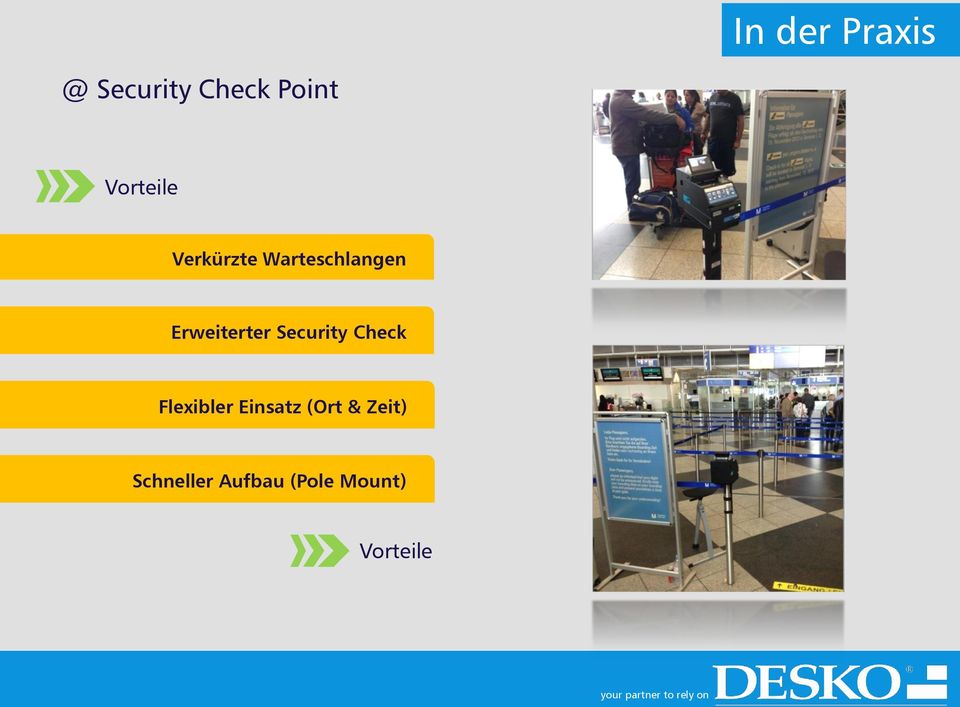 Erweiterter Security Check Flexibler
