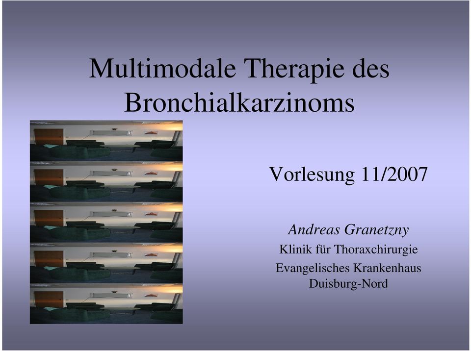 Andreas Granetzny Klinik für
