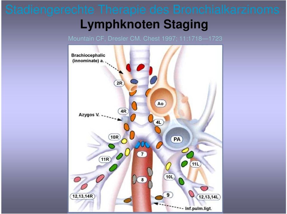 Lymphknoten Staging Mountain
