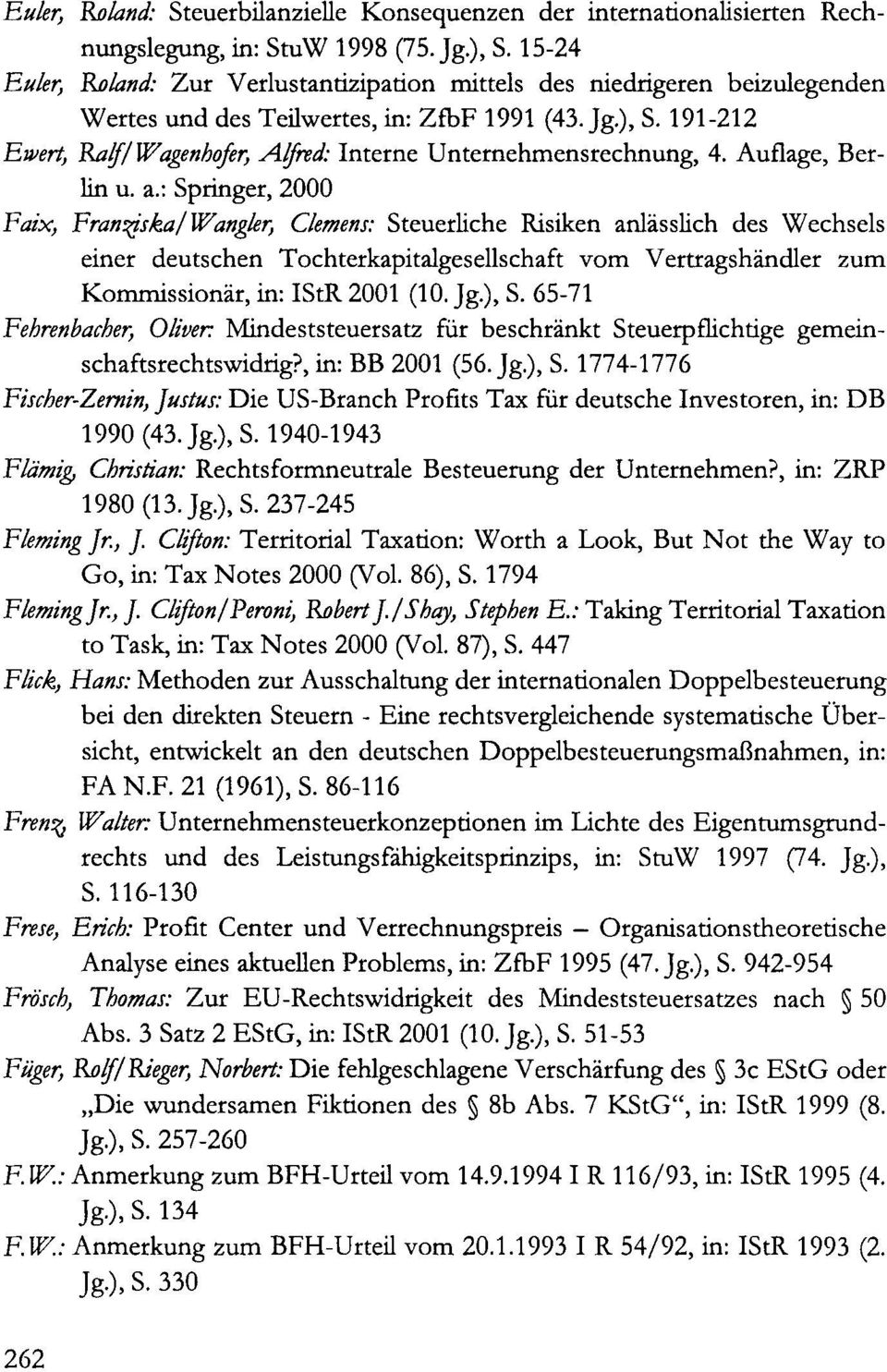 191-212 Ewert, RaIf/WagenhofeTj Alfred: Interne Unternehmensrechnung, 4. Auflage, Berlin u. a.