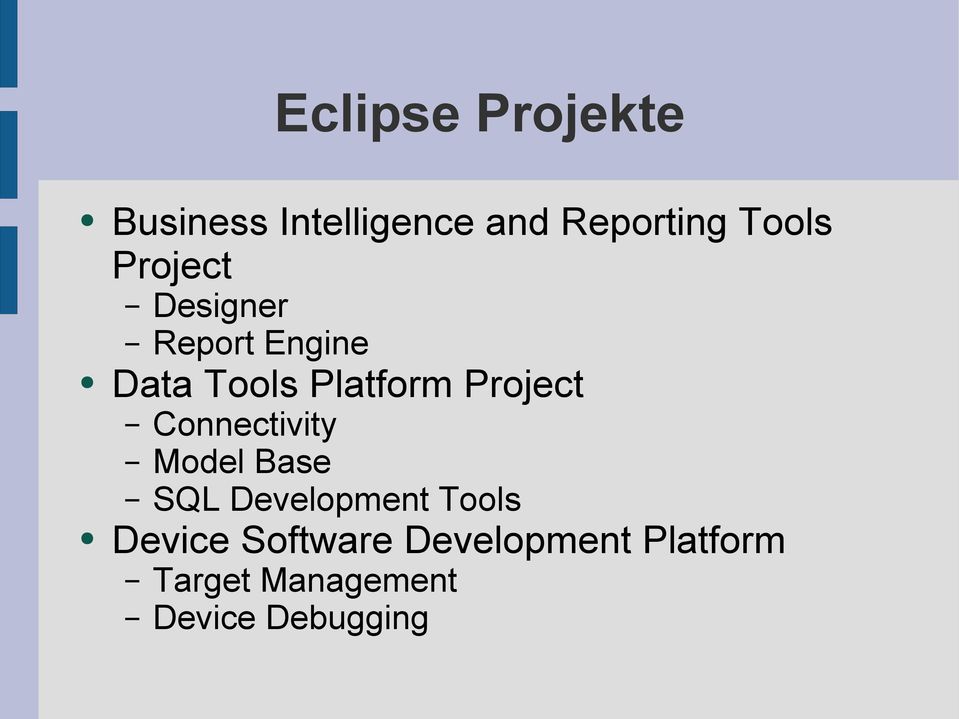 Connectivity Model Base SQL Development Tools Device