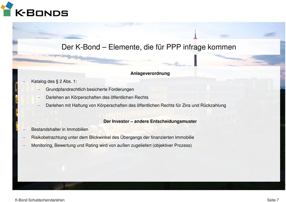 Körperschaften des öffentlichen Rechts für Zins und Rückzahlung Der Investor andere Entscheidungsmuster Bestandshalter in Immobilien