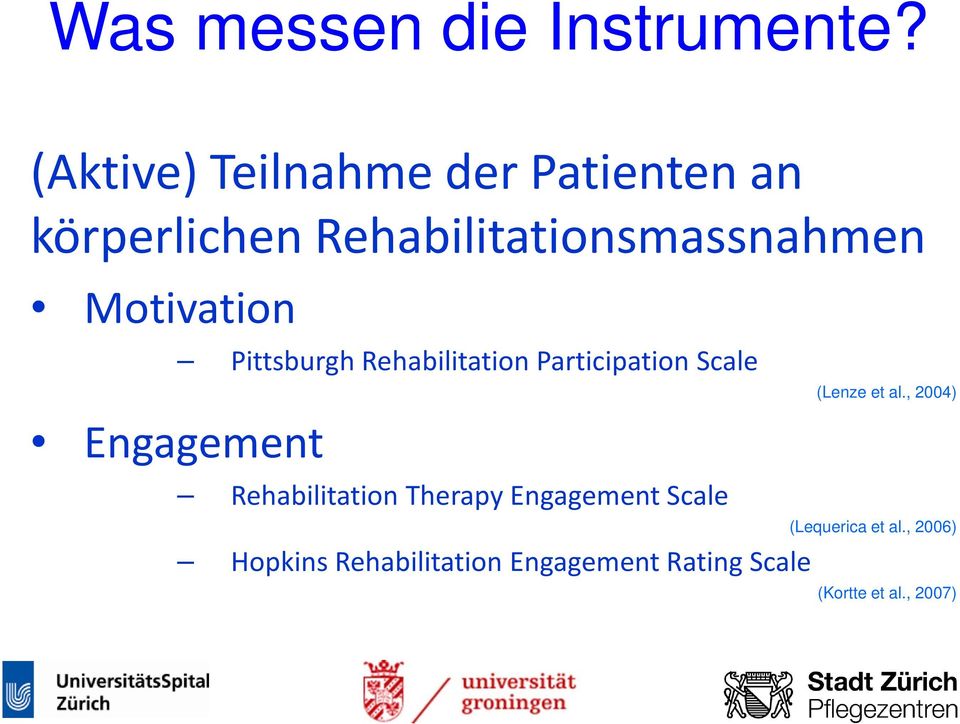Motivation Engagement Pittsburgh Rehabilitation Participation Scale (Lenze et al.