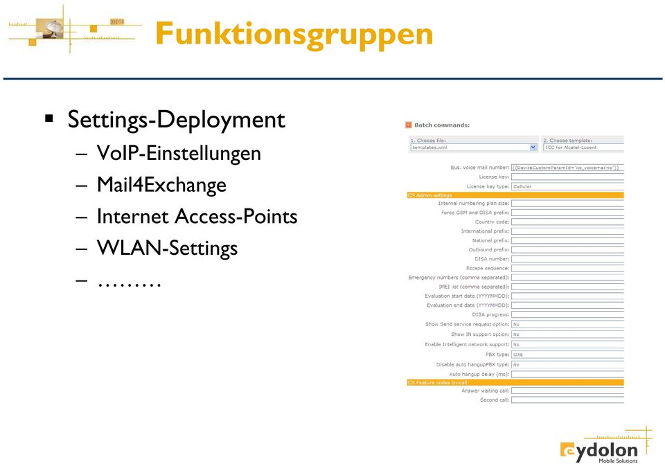 VoIP-Einstellungen