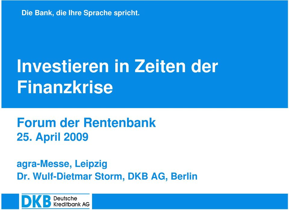Forum der Rentenbank 25.