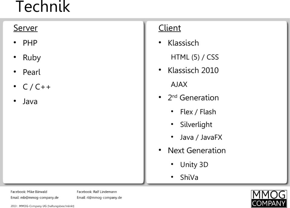 2010 AJAX 2 nd Generation Flex / Flash