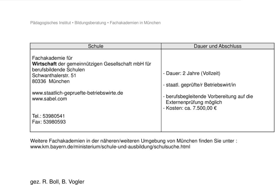 geprüfte/r Betriebswirt/in - berufsbegleitende Vorbereitung auf die Externenprüfung möglich - Kosten: ca. 7.