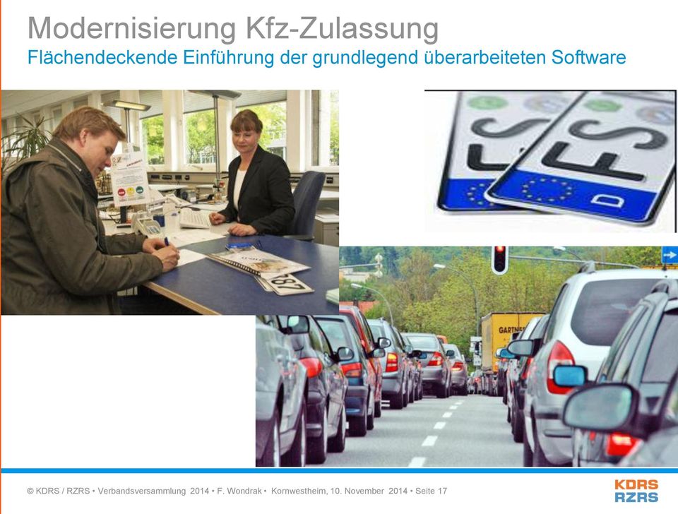 Software KDRS / RZRS Verbandsversammlung 2014