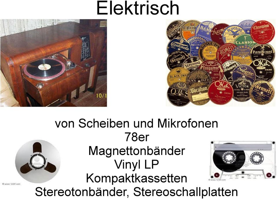 Magnettonbänder Vinyl LP
