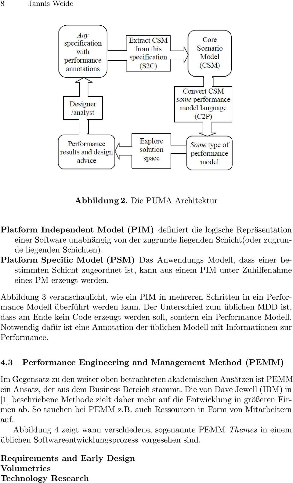 Platform Specific Model (PSM) Das Anwendungs Modell, dass einer bestimmten Schicht zugeordnet ist, kann aus einem PIM unter Zuhilfenahme eines PM erzeugt werden.