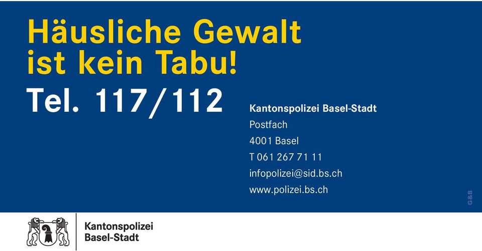Postfach 4001 Basel T 061 267 71 11