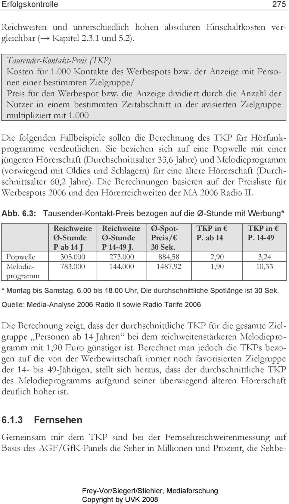 die Anzeige dividiert durch die Anzahl der Nutzer in einem bestimmten Zeitabschnitt in der avisierten Zielgruppe multipliziert mit 1.