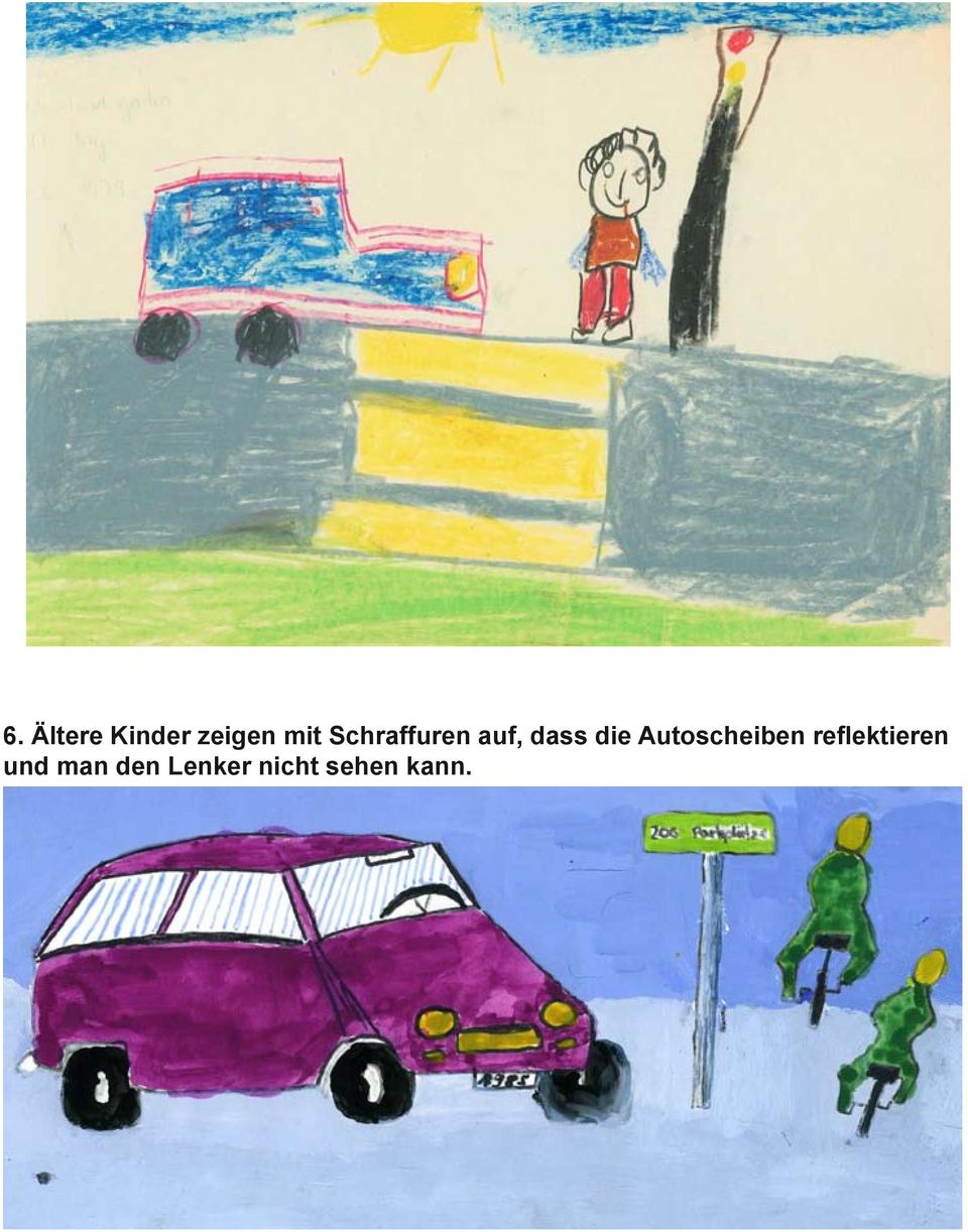 Autoscheiben reflektieren