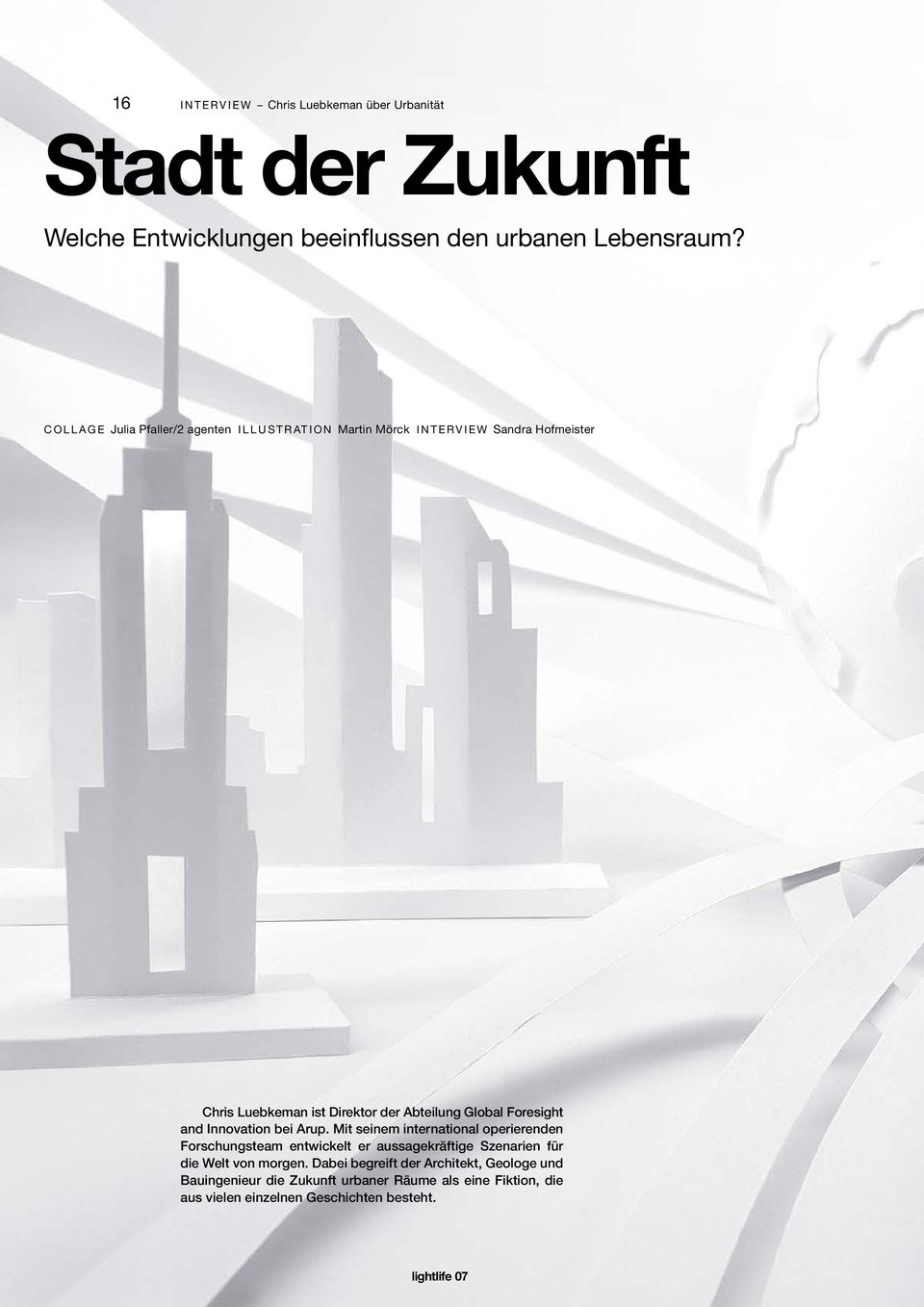 Foresight and Innovation bei Arup.
